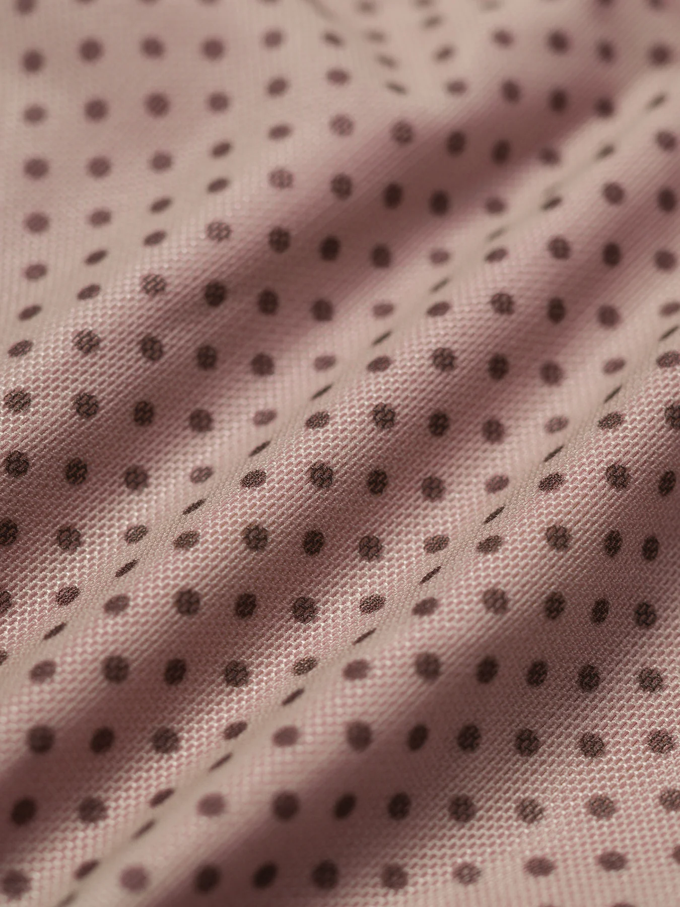Bean Pink Polka Dot Contrast Tankini Set - Image 9