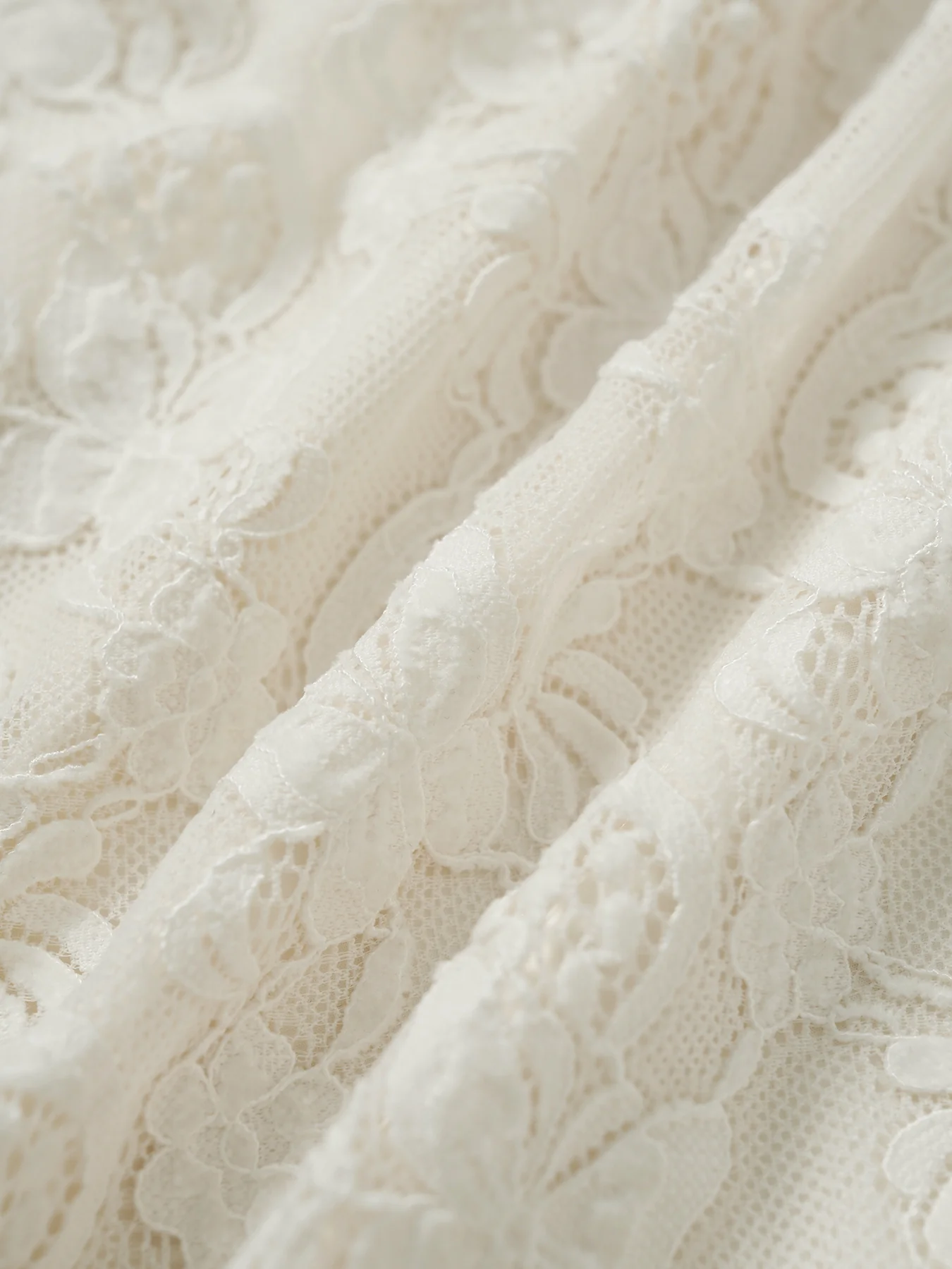 Beige Lace Cover-Up Skirt - Image 7