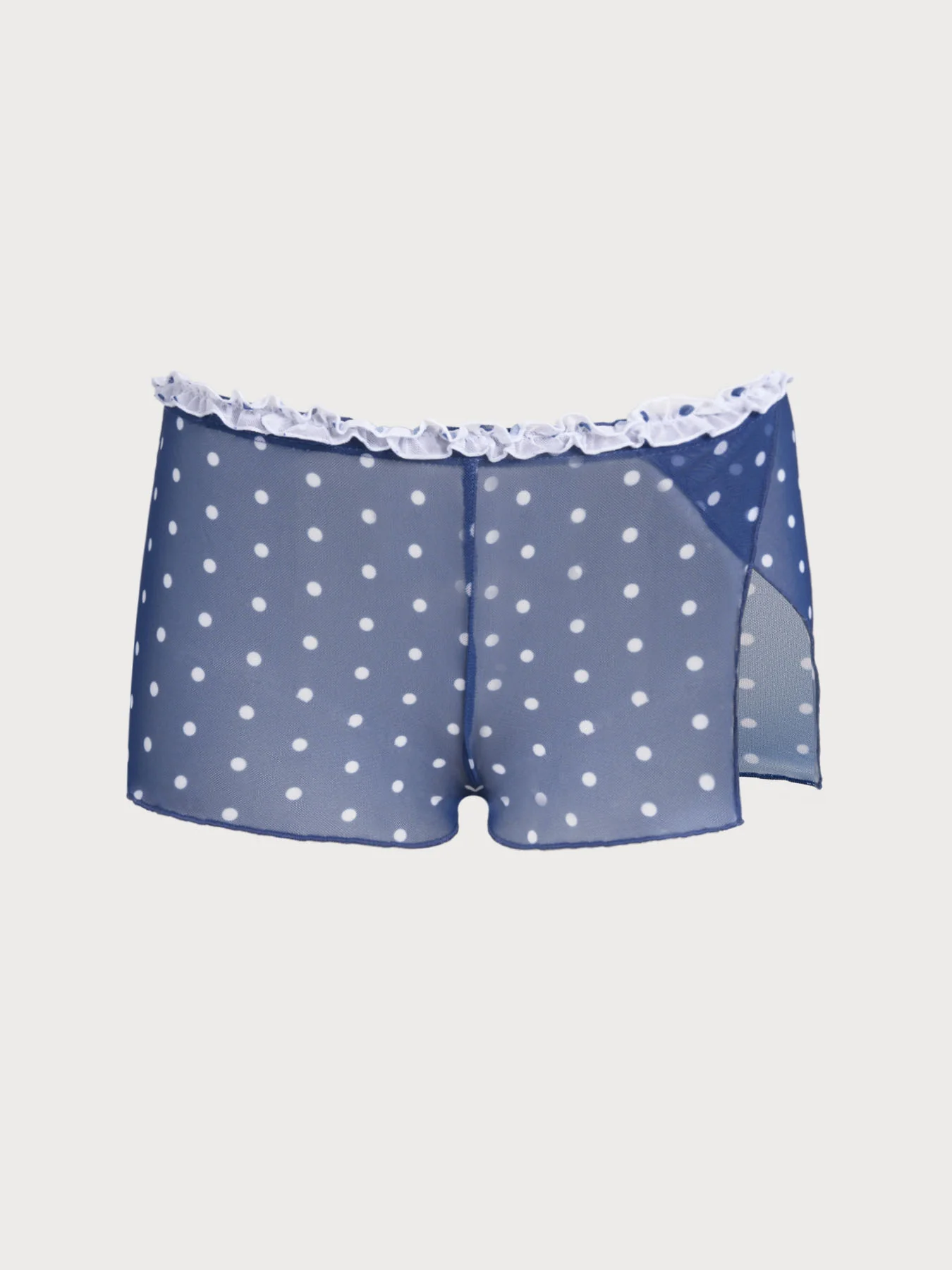Black Contrast Polka Dot Print Tankini Three-Piece Set - Image 21