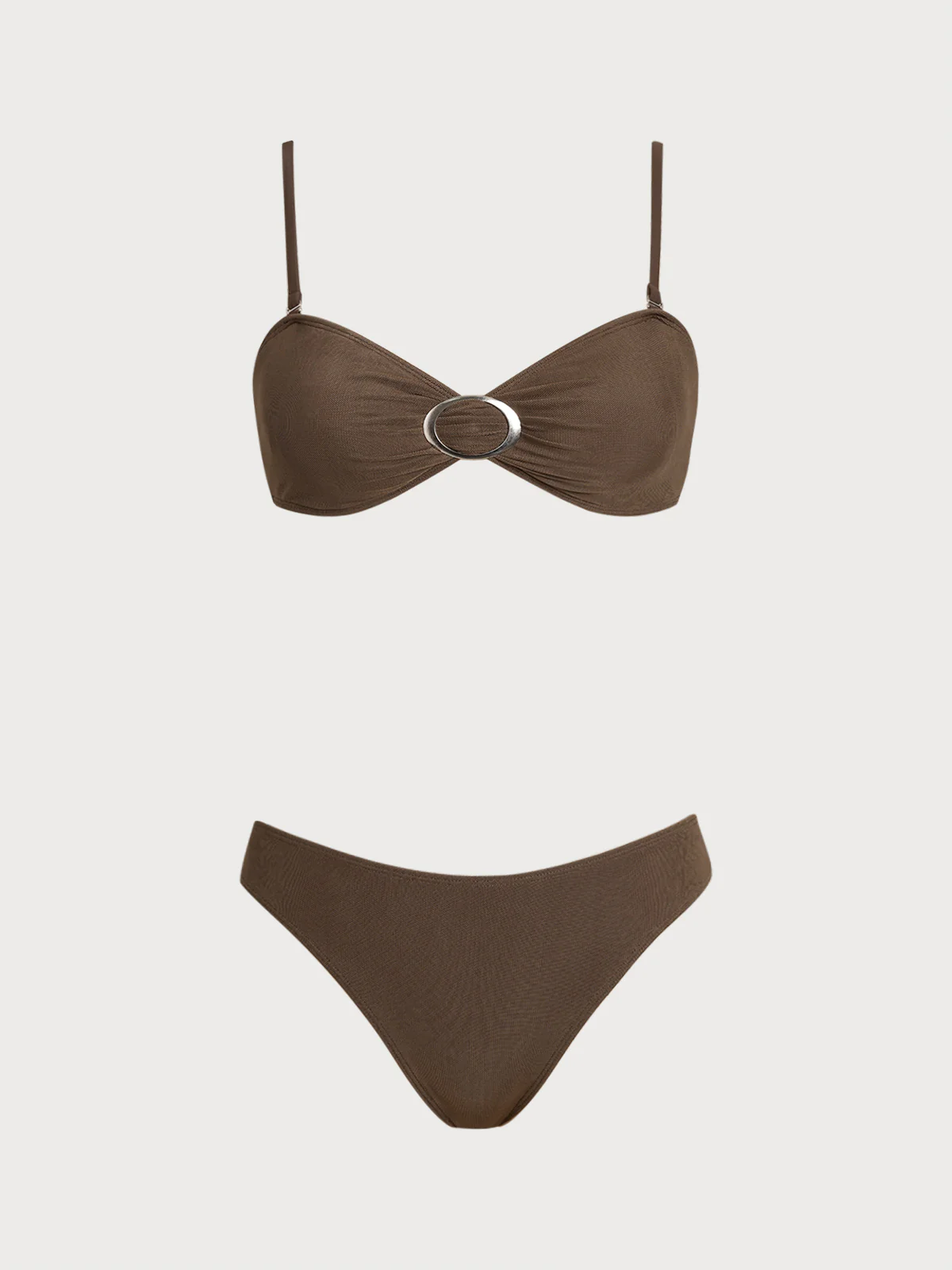 Black Mesh Cover-up Tankini Three-Piece Set - Image 16