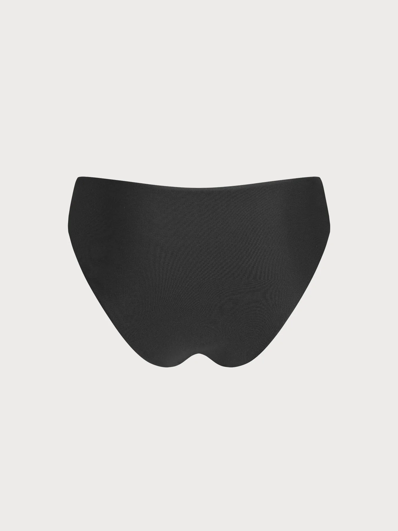 Black Natural Waisted Bikini Bottom - Image 2