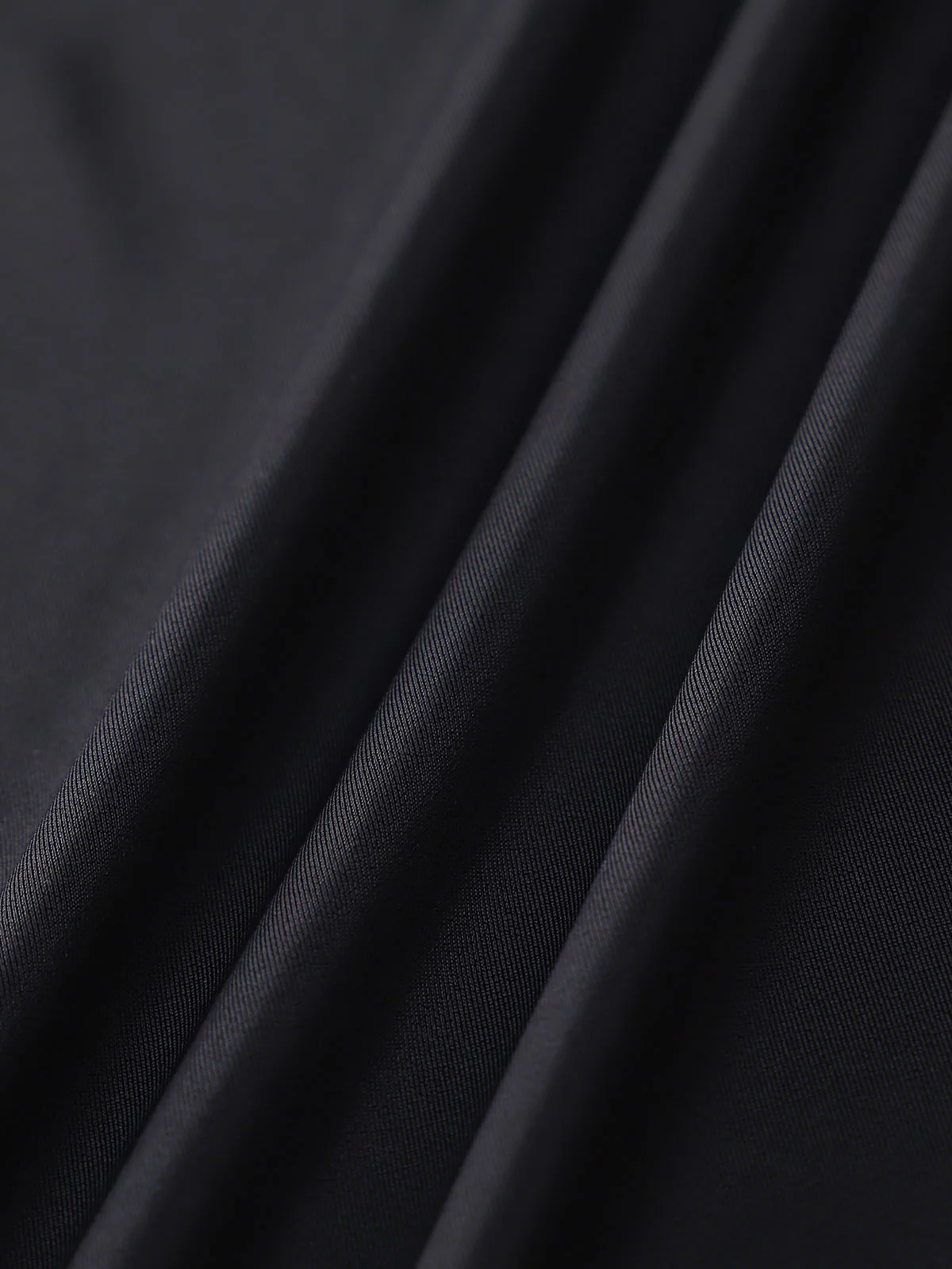 Black Nylon Casual Miniskirt - Image 3