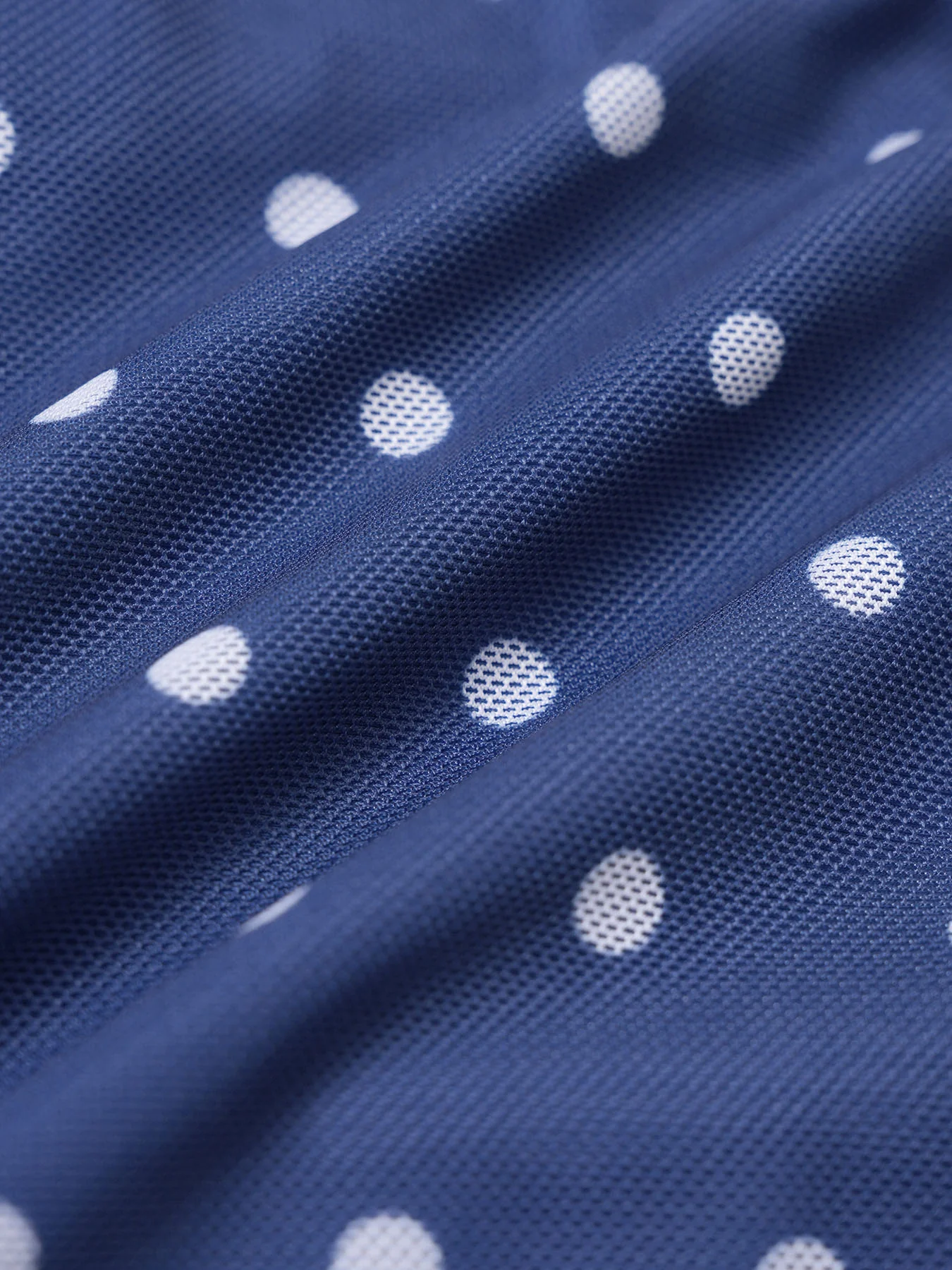 Blue Contrast Polka Dot Print Tankini Three-Piece Set - Image 13