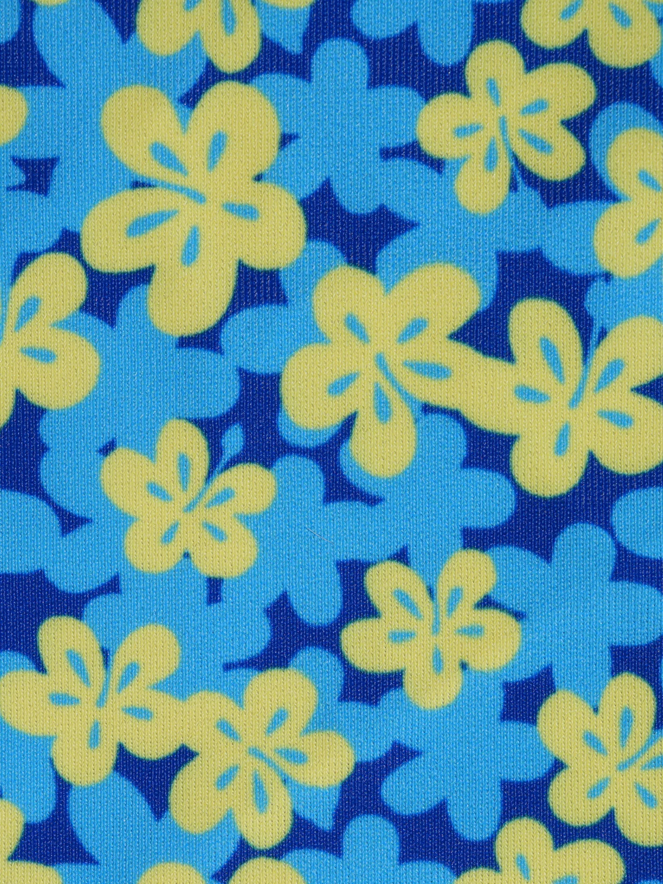 Blue Floral Contrast Tankini Set - Image 5