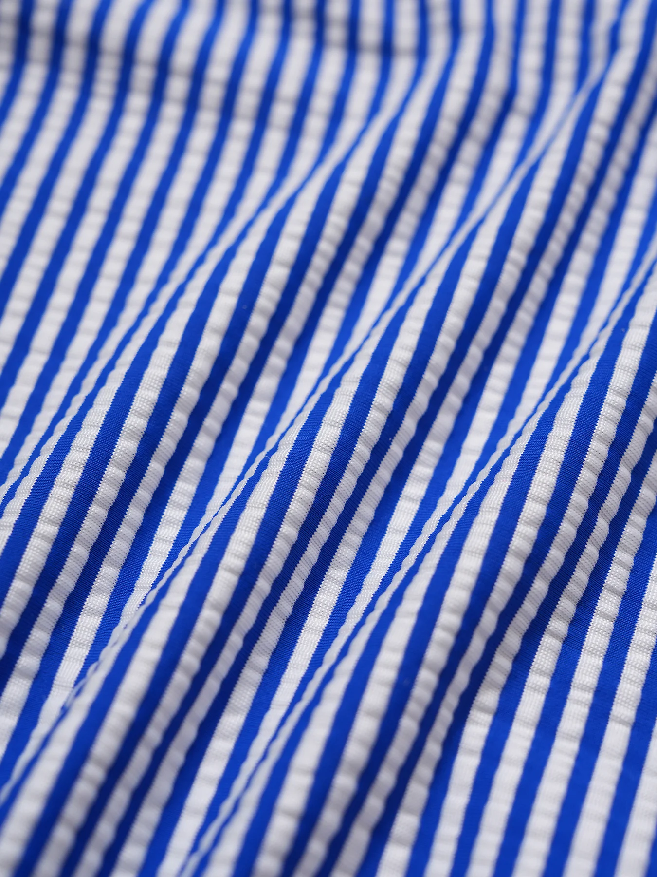 Blue Striped Tie Front Tankini Set - Image 10