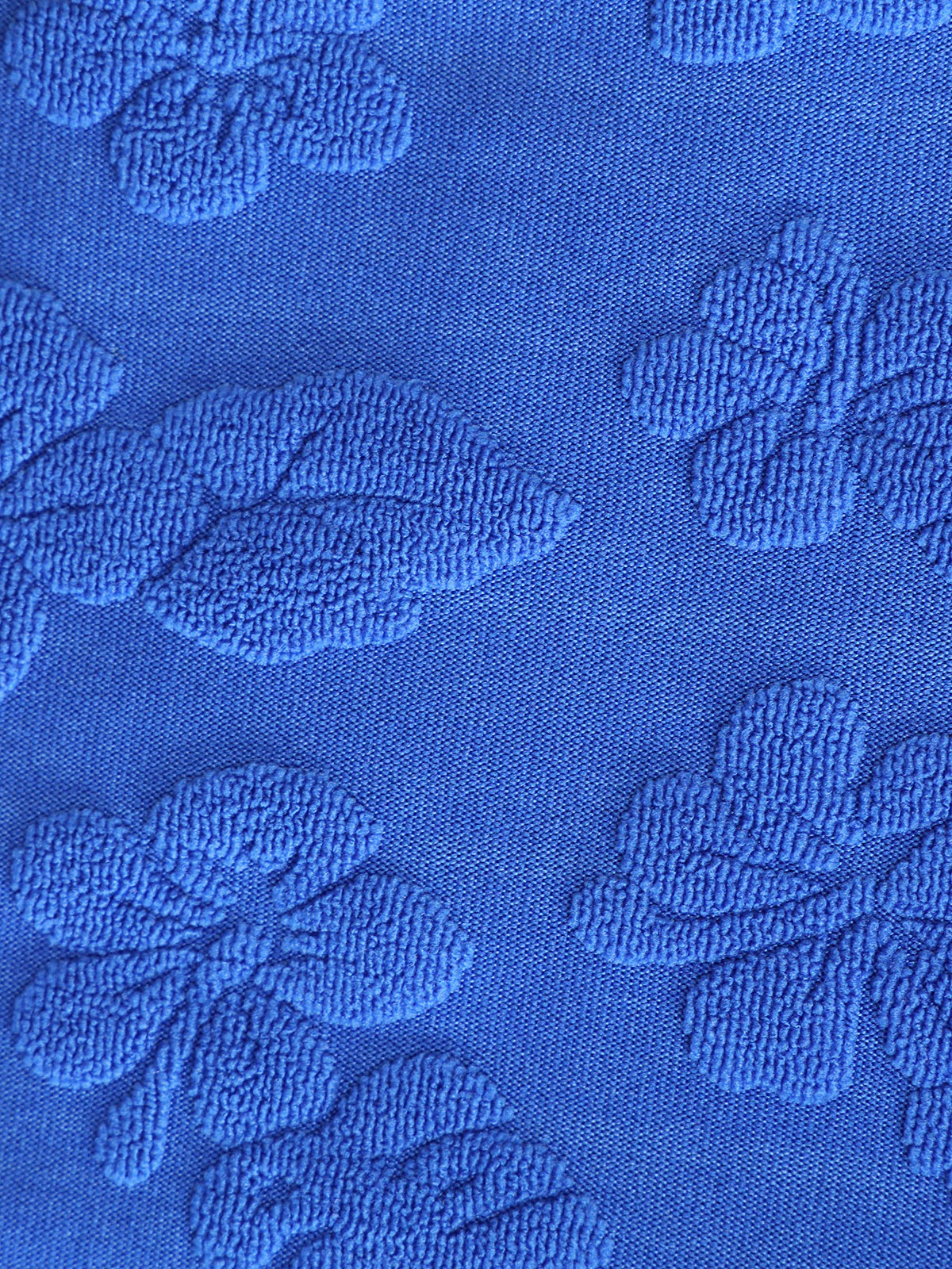 Blue Tropical Floral Terry Tankini Set - Image 3
