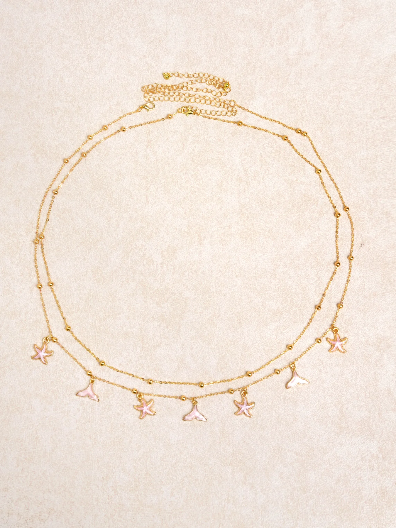 Gold Metal Star Waist Chain