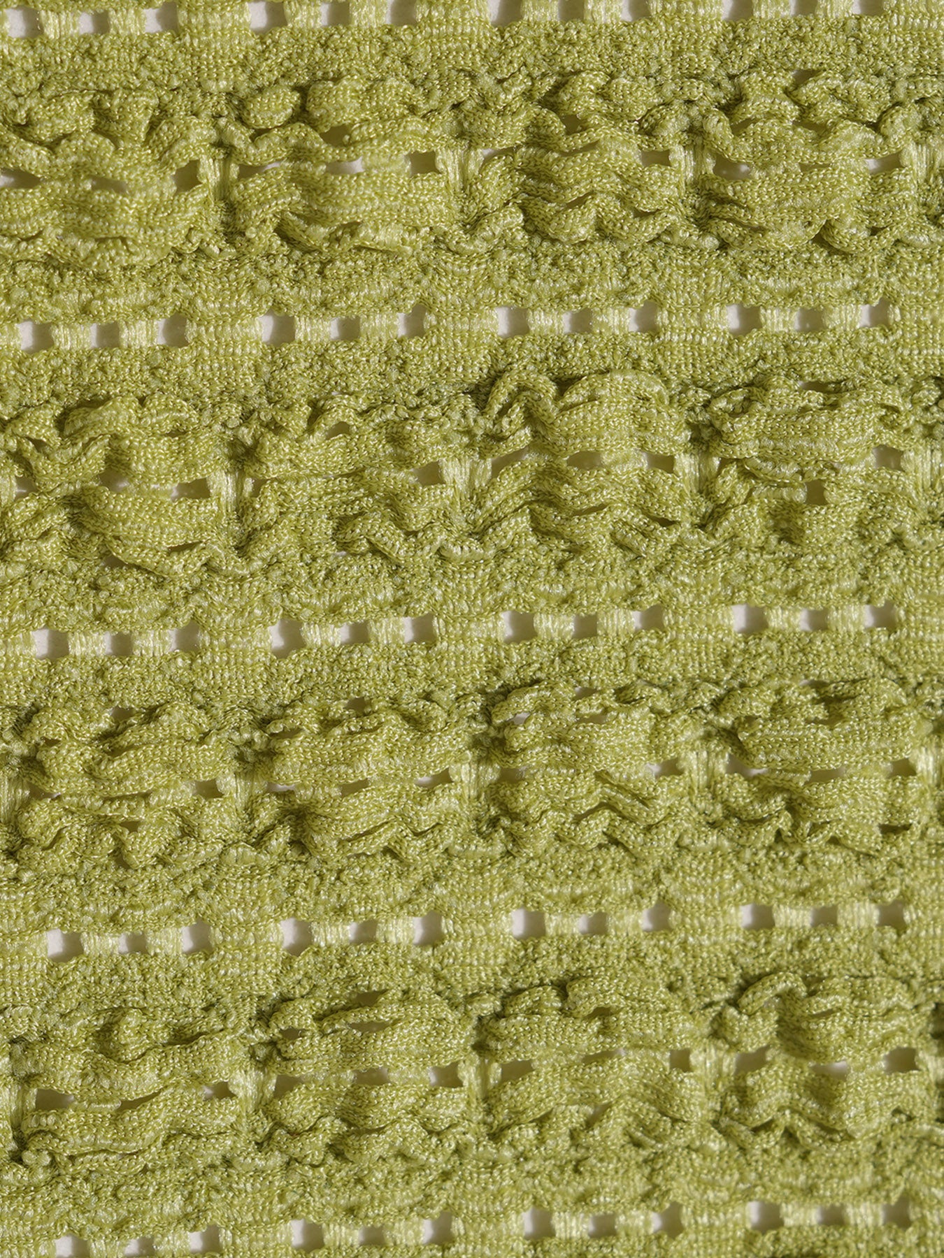 Green Contrast Lace Trim Tie-Front Tankini Set - Image 10