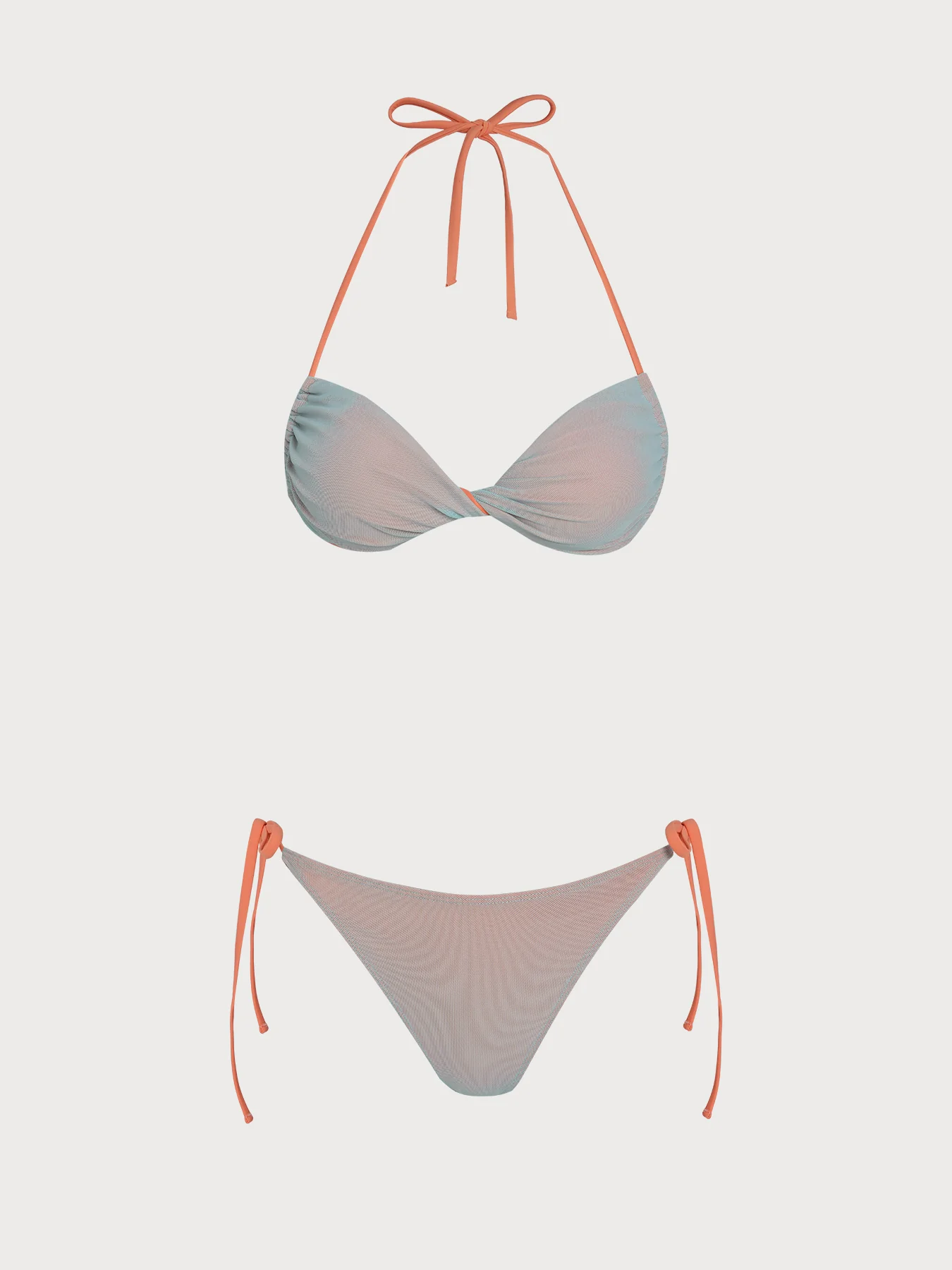 Green Reversible Contrast Bikini Set - Image 6