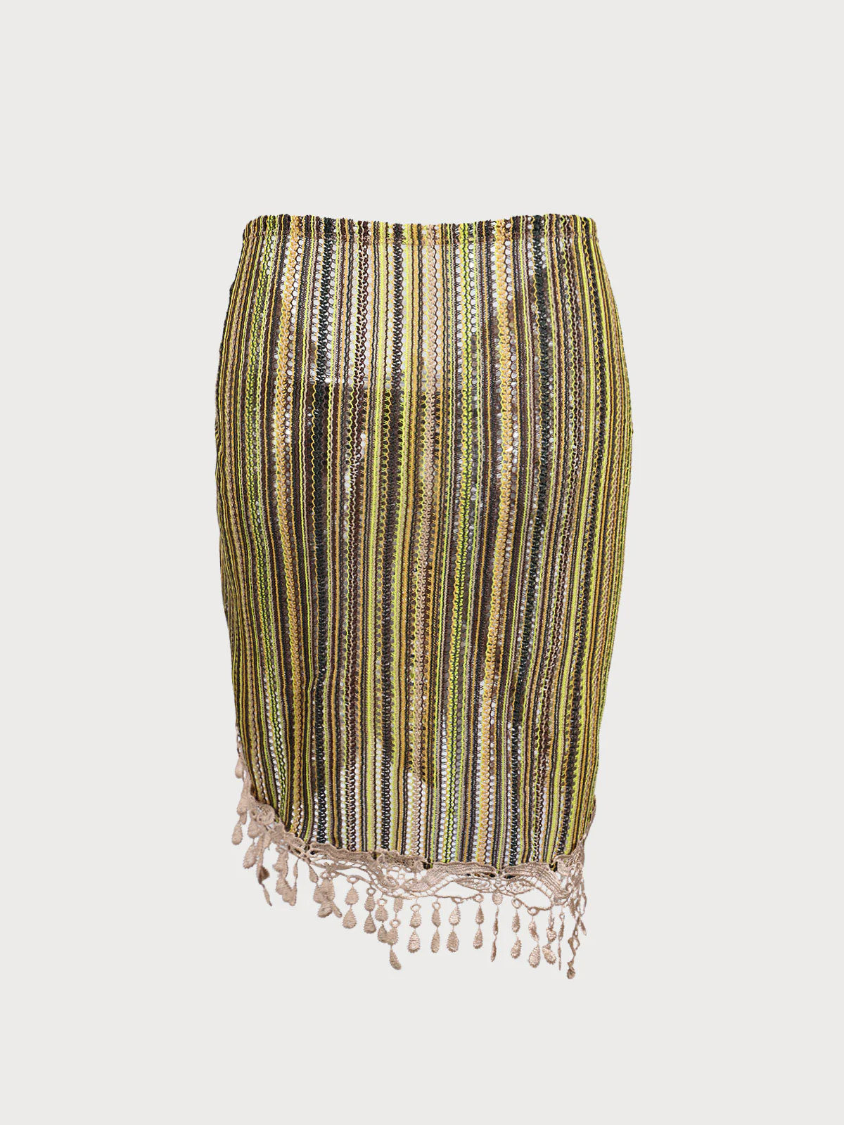 Green Vintage Cover-Up Skirt - Image 7