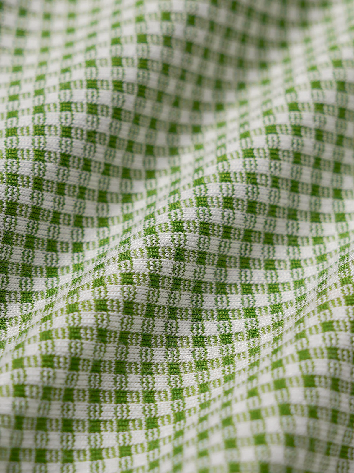 Green Vintage Plaid Contrast Tankini Set - Image 4