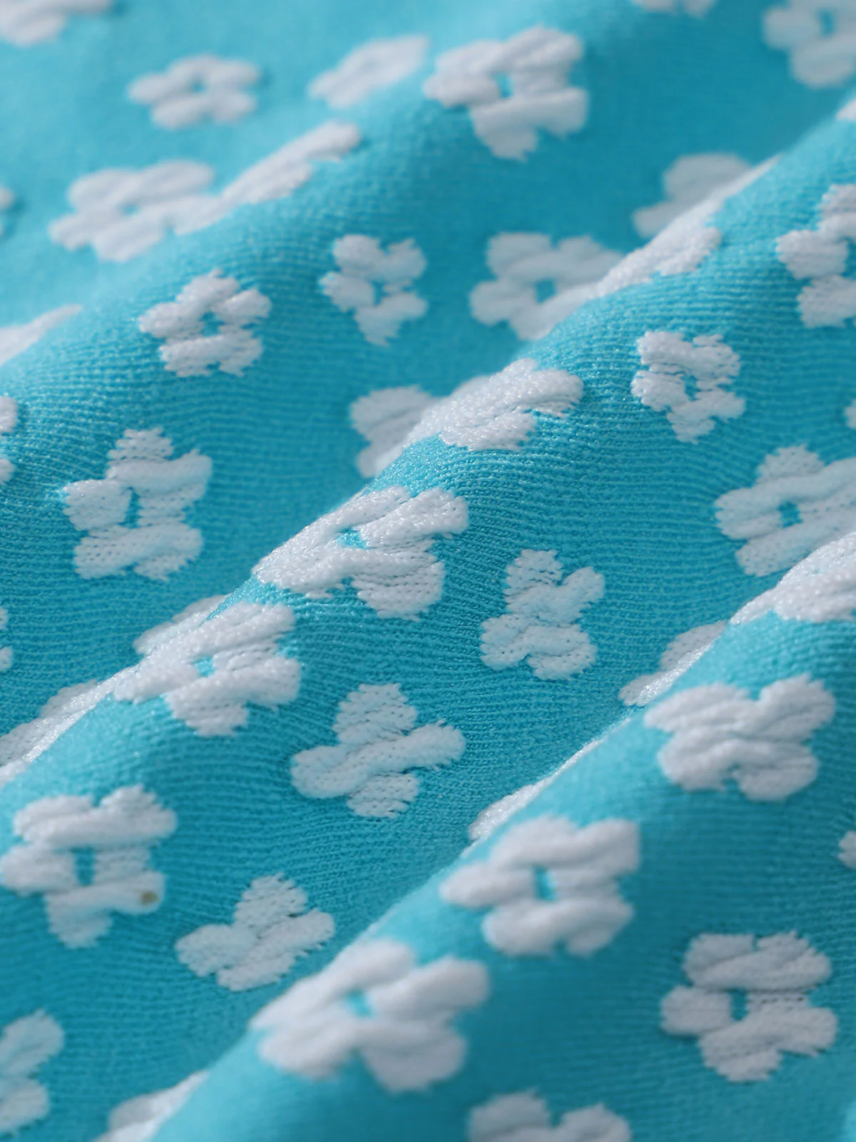 Light Blue Floral Contrast Bikini Set - Image 8