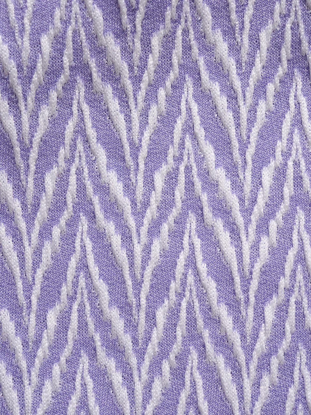 Light Purple Star Wavy Edge Tankini Set - Image 7