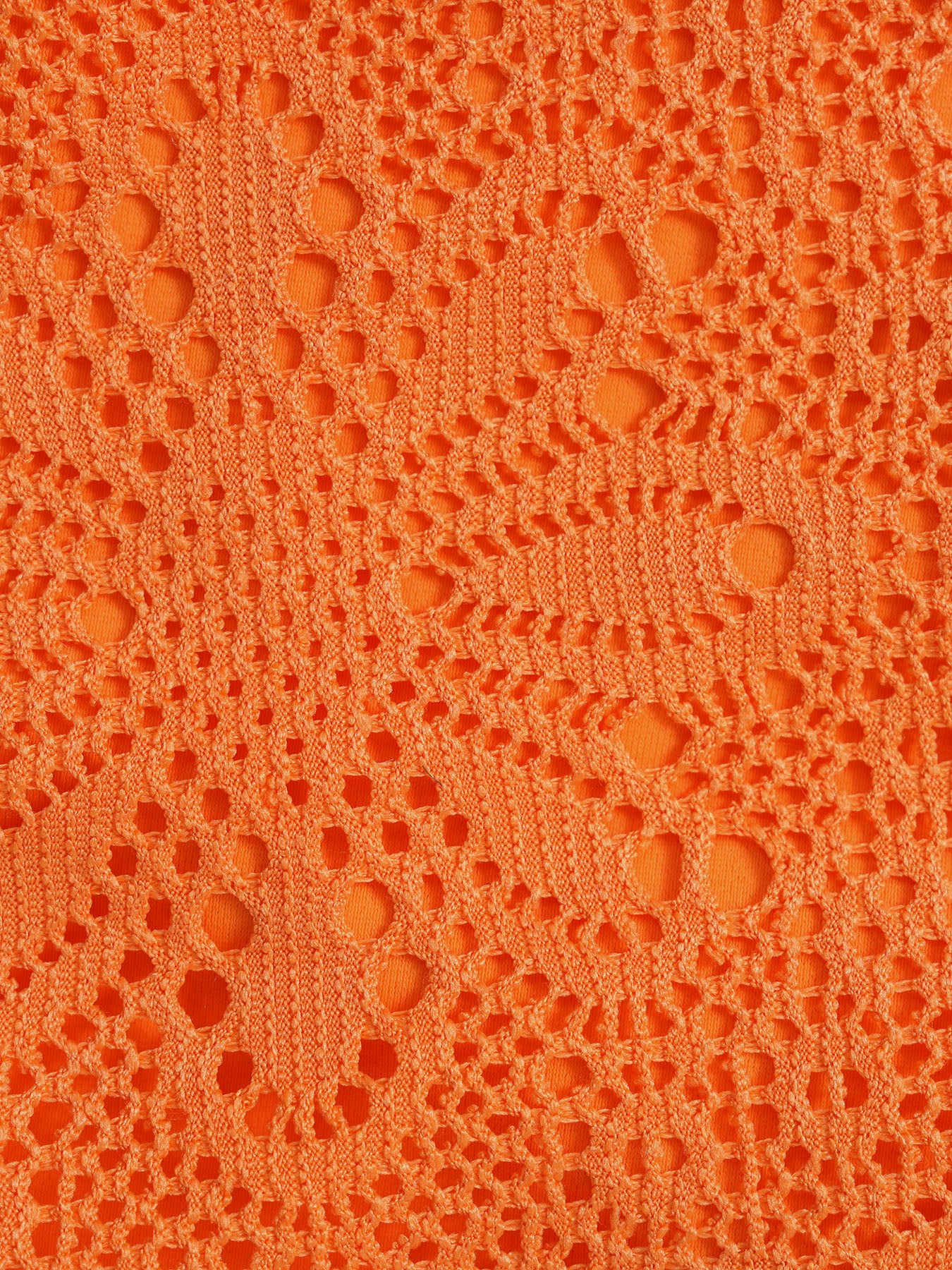 Orange Beaded Floral Skirted Bikini Set - Image 10