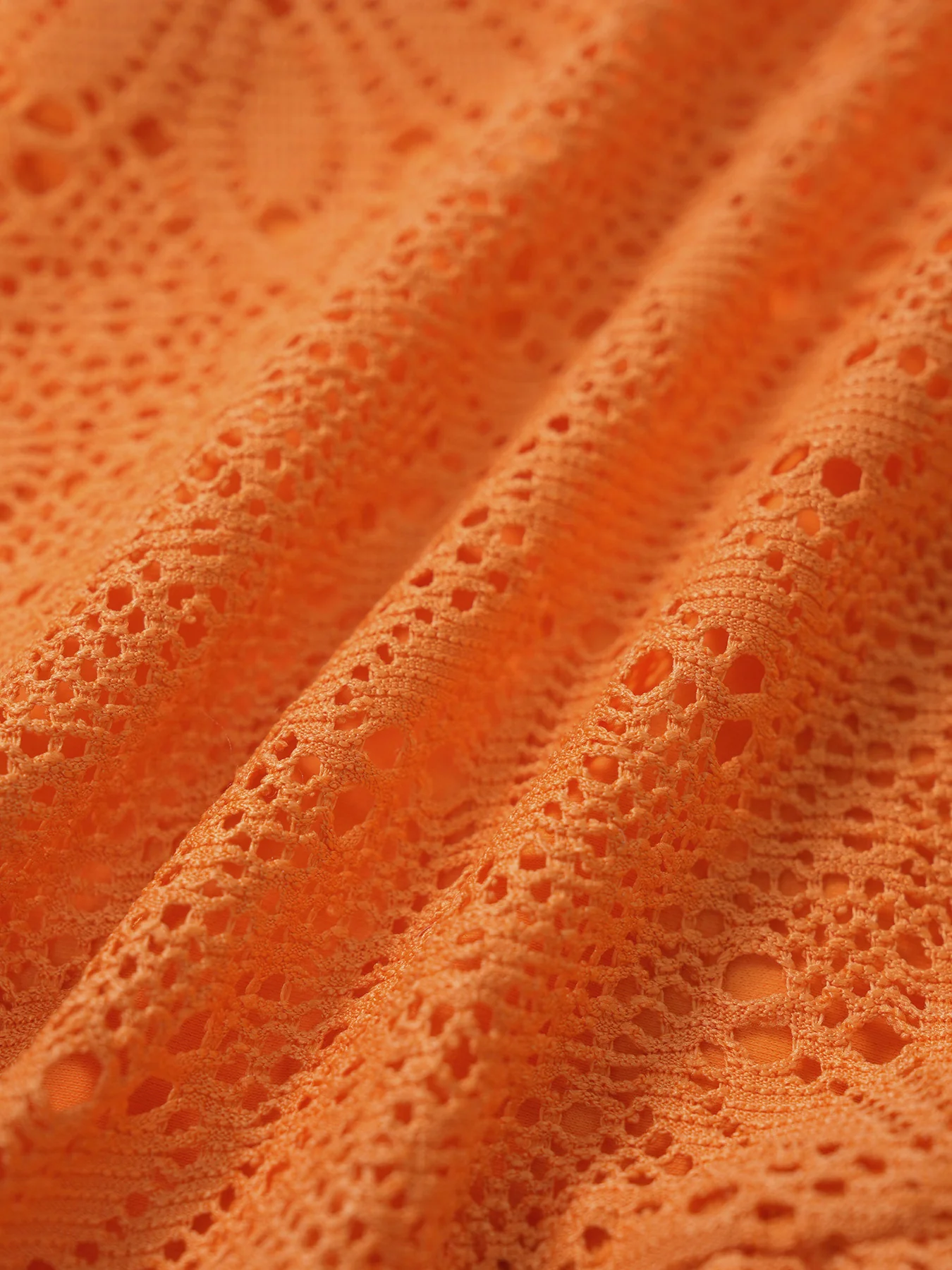 Orange Beaded Floral Skirted Bikini Set - Image 11