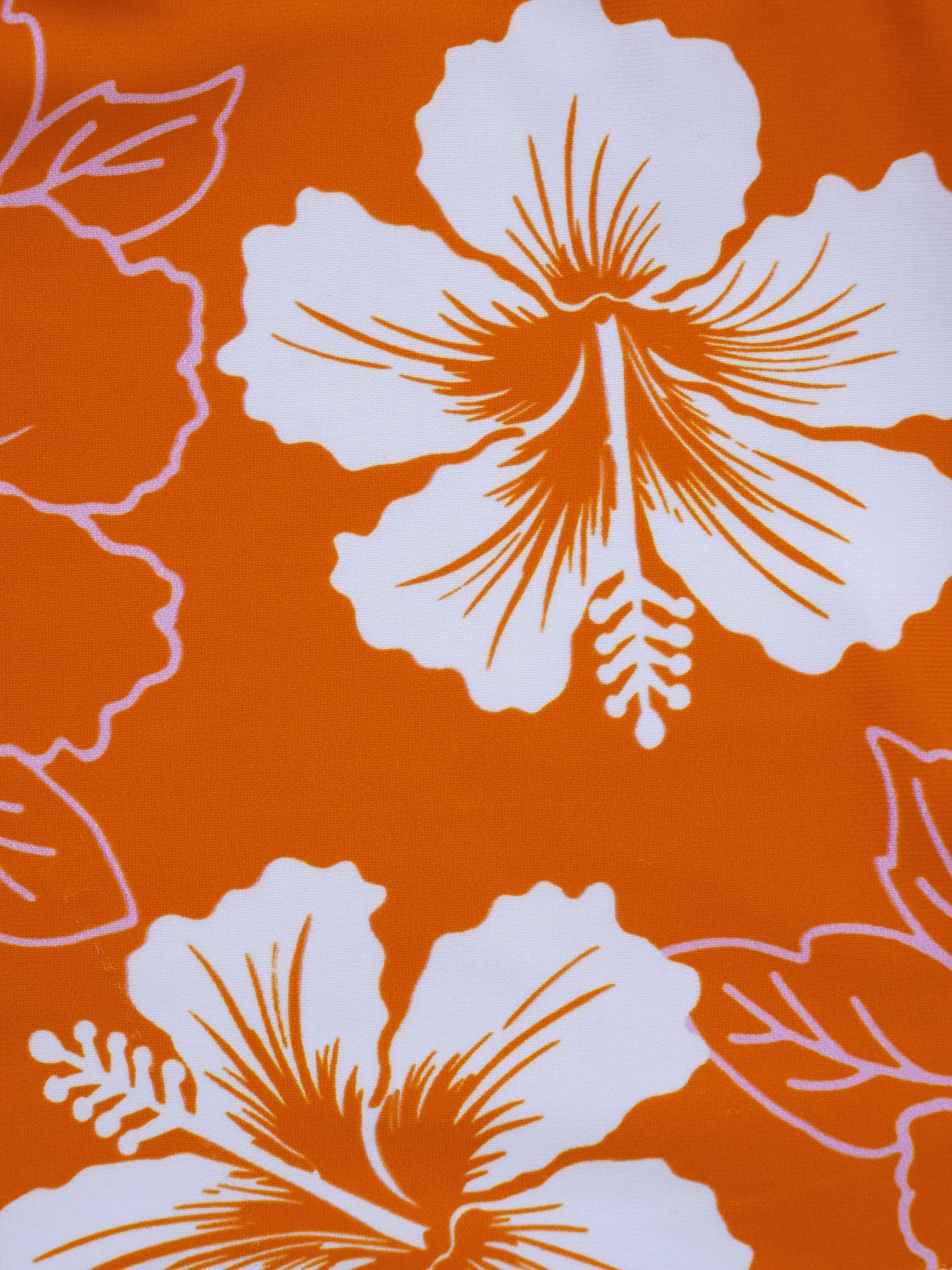 Orange Floral Printed Halter Tankini Set - Image 8