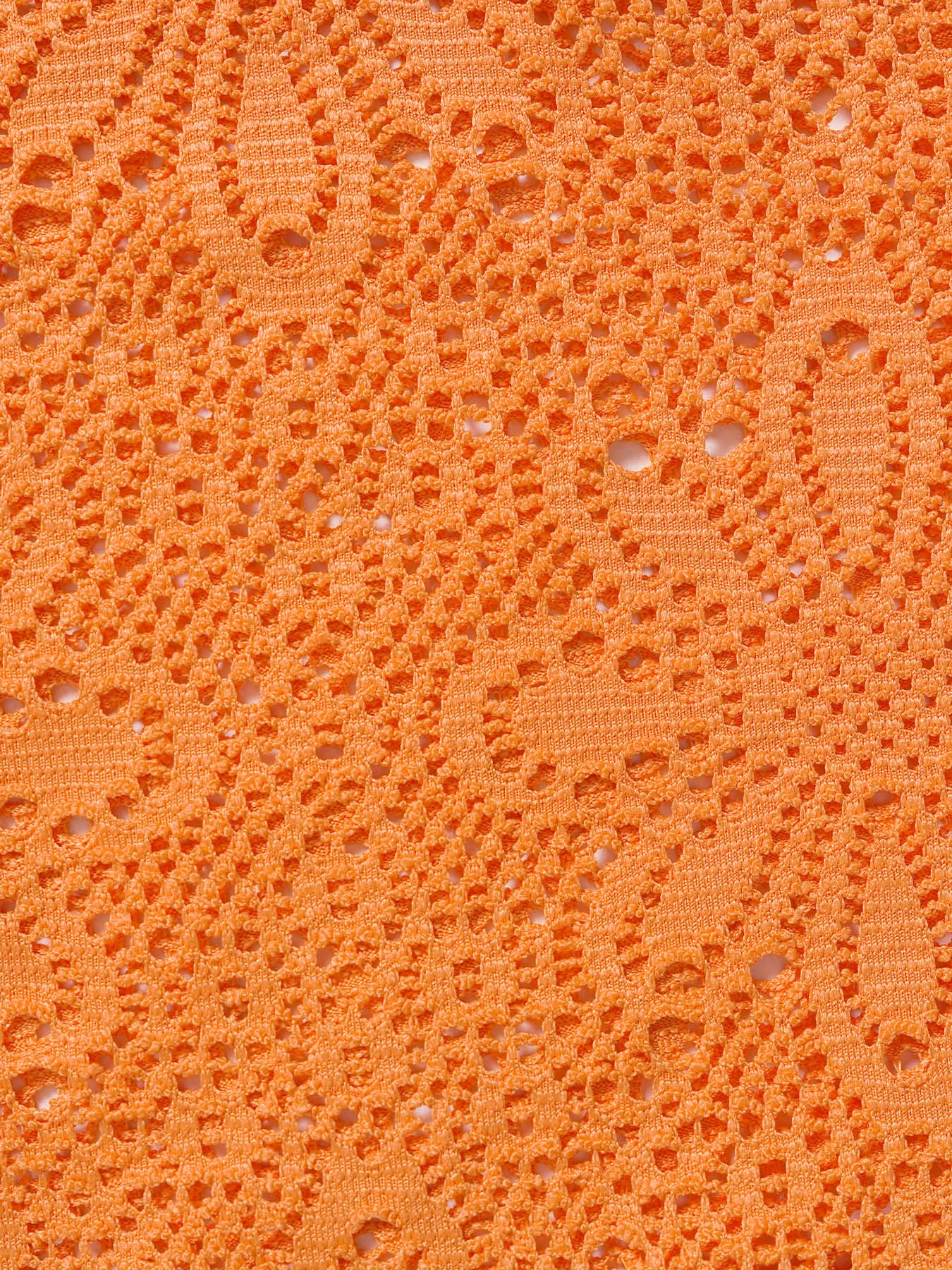 Orange Flower Irregular Hem Tankini Set - Image 10