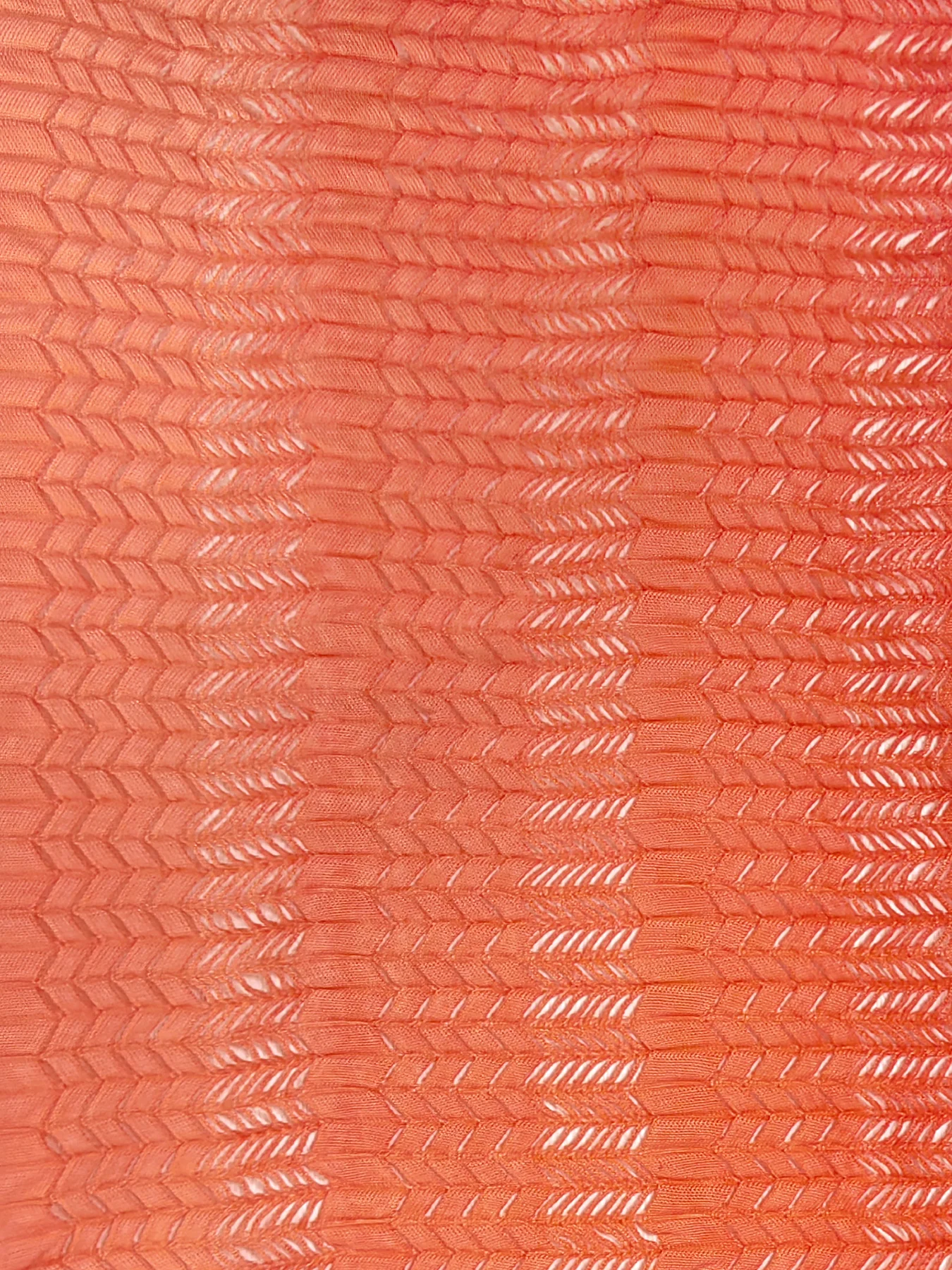 Orange O-Ring Gradient Striped Bikini Set - Image 4