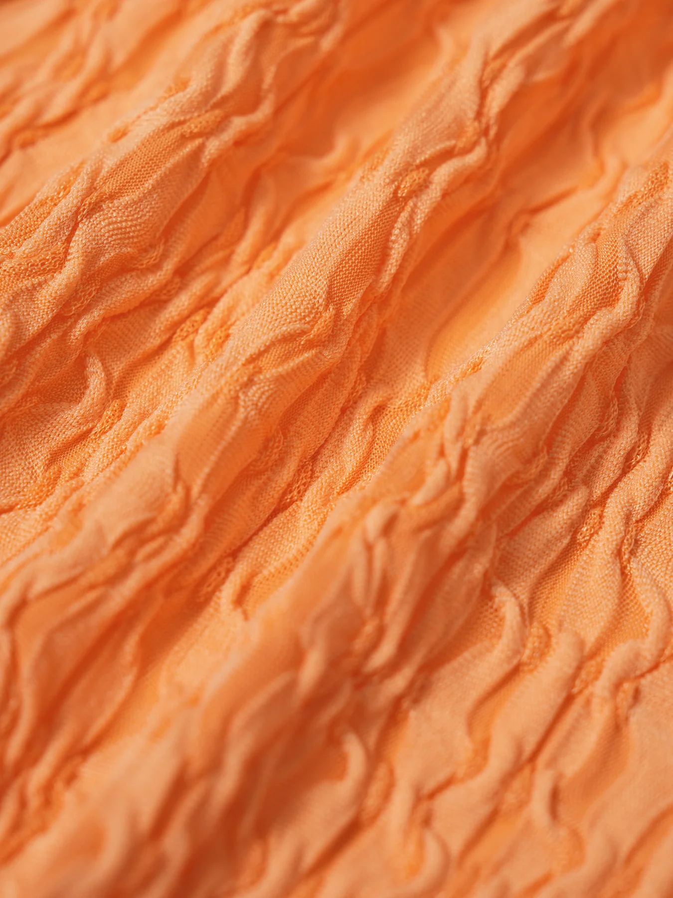 Orange Ruched Tie-Front Tankini Set - Image 9