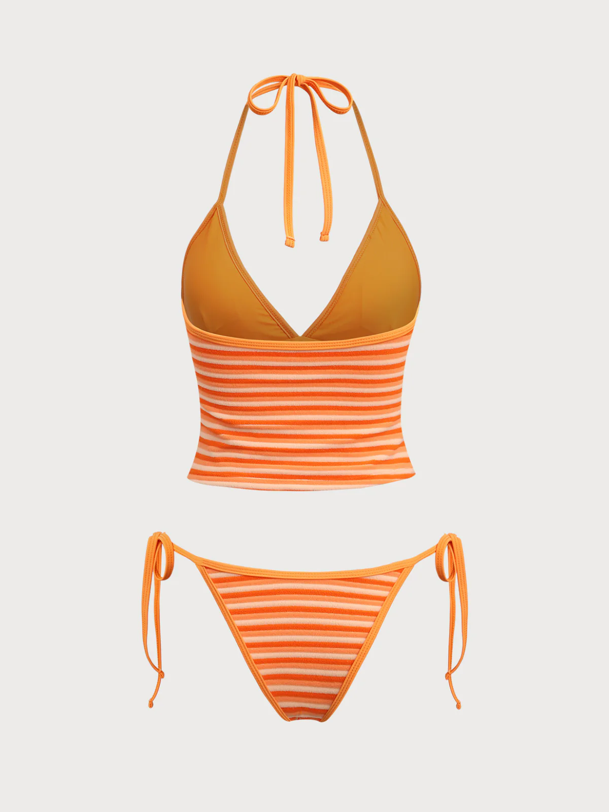 Orange Striped Tankini Set - Image 7