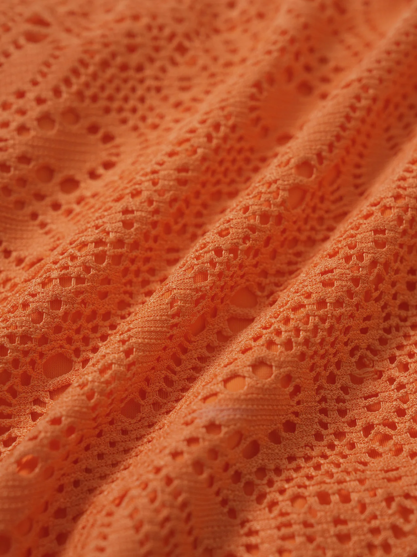 Orange V-Neck Ruffle Tankini Set - Image 10