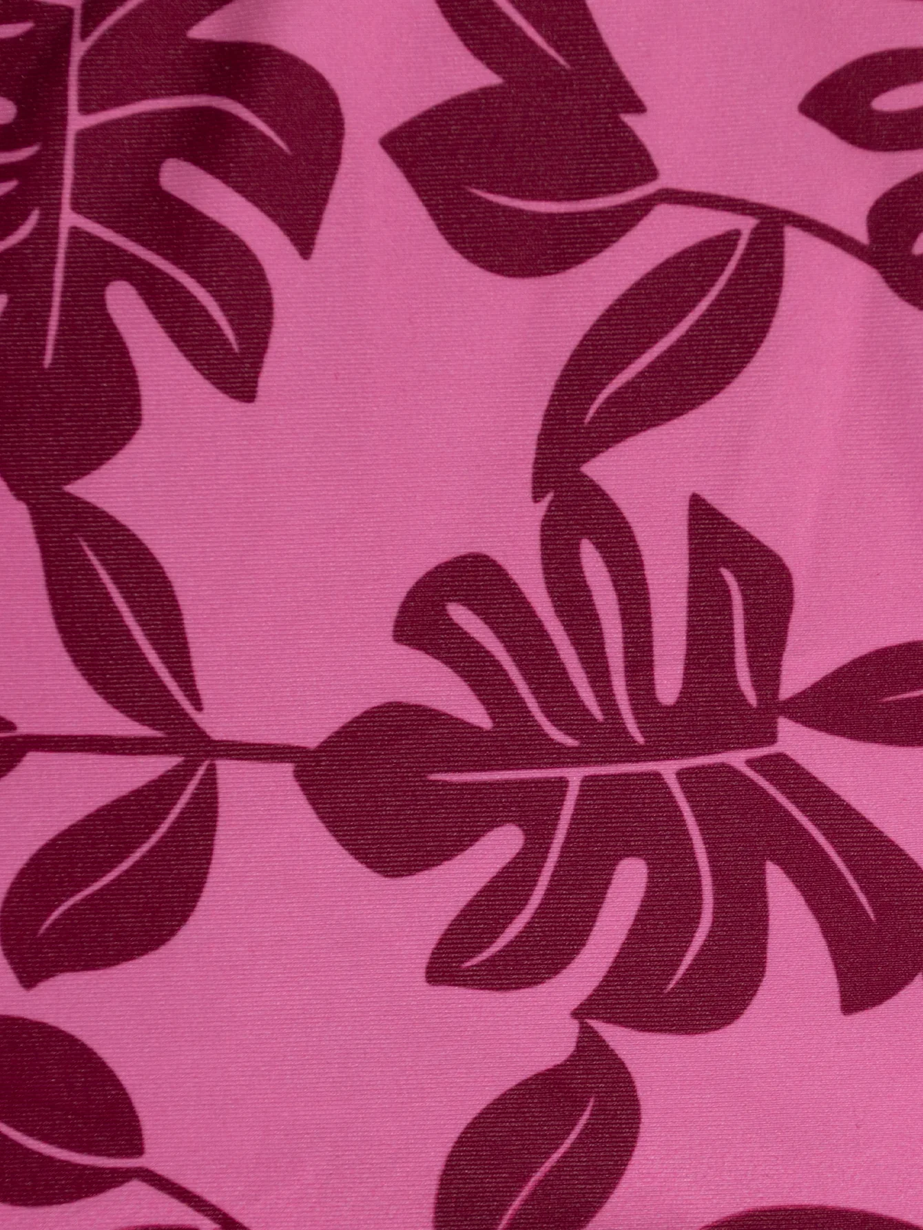 Pink Printed Underwire Contrast Bikini Set - Image 4