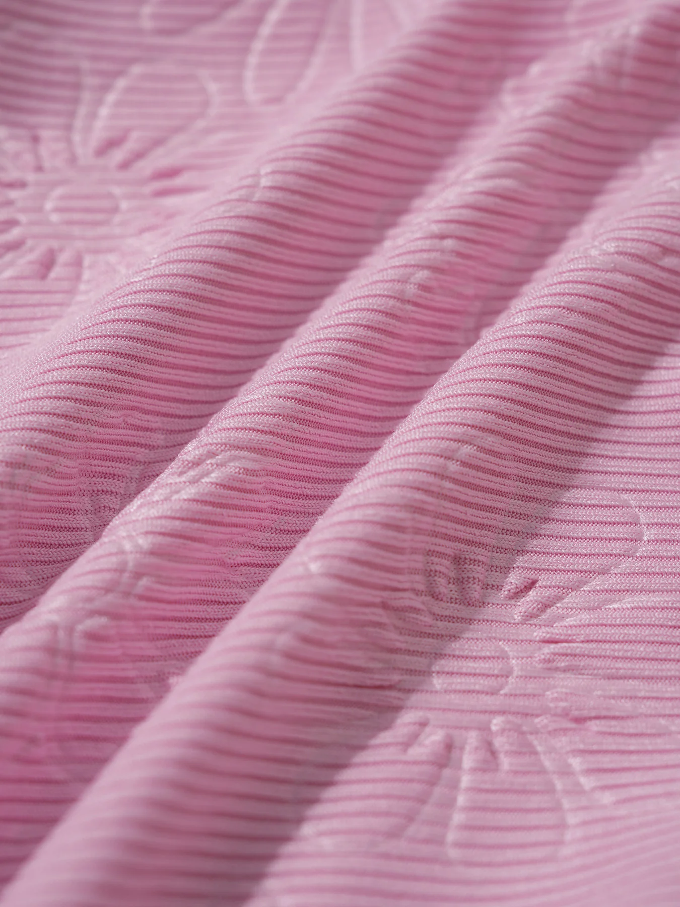 Pink Striped One-Shoulder Tankini Set - Image 10