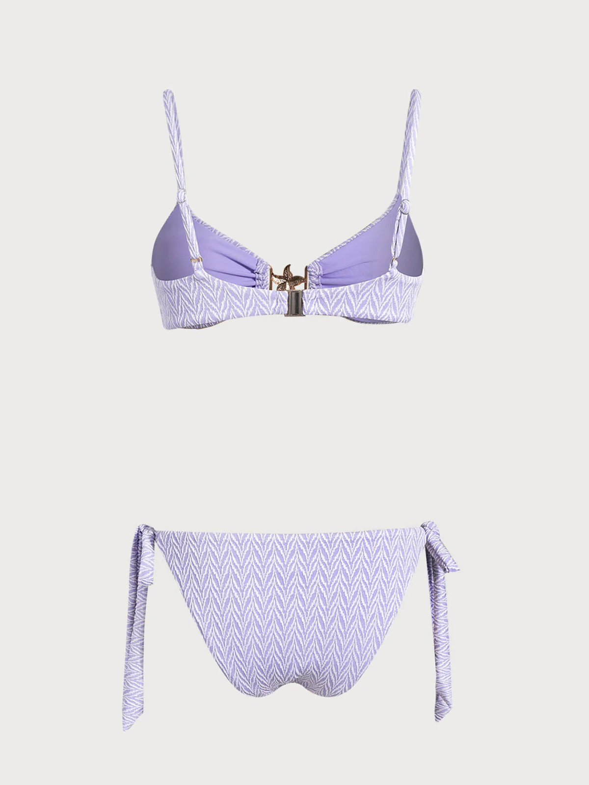 Purple Geometric Star Bikini Set - Image 7