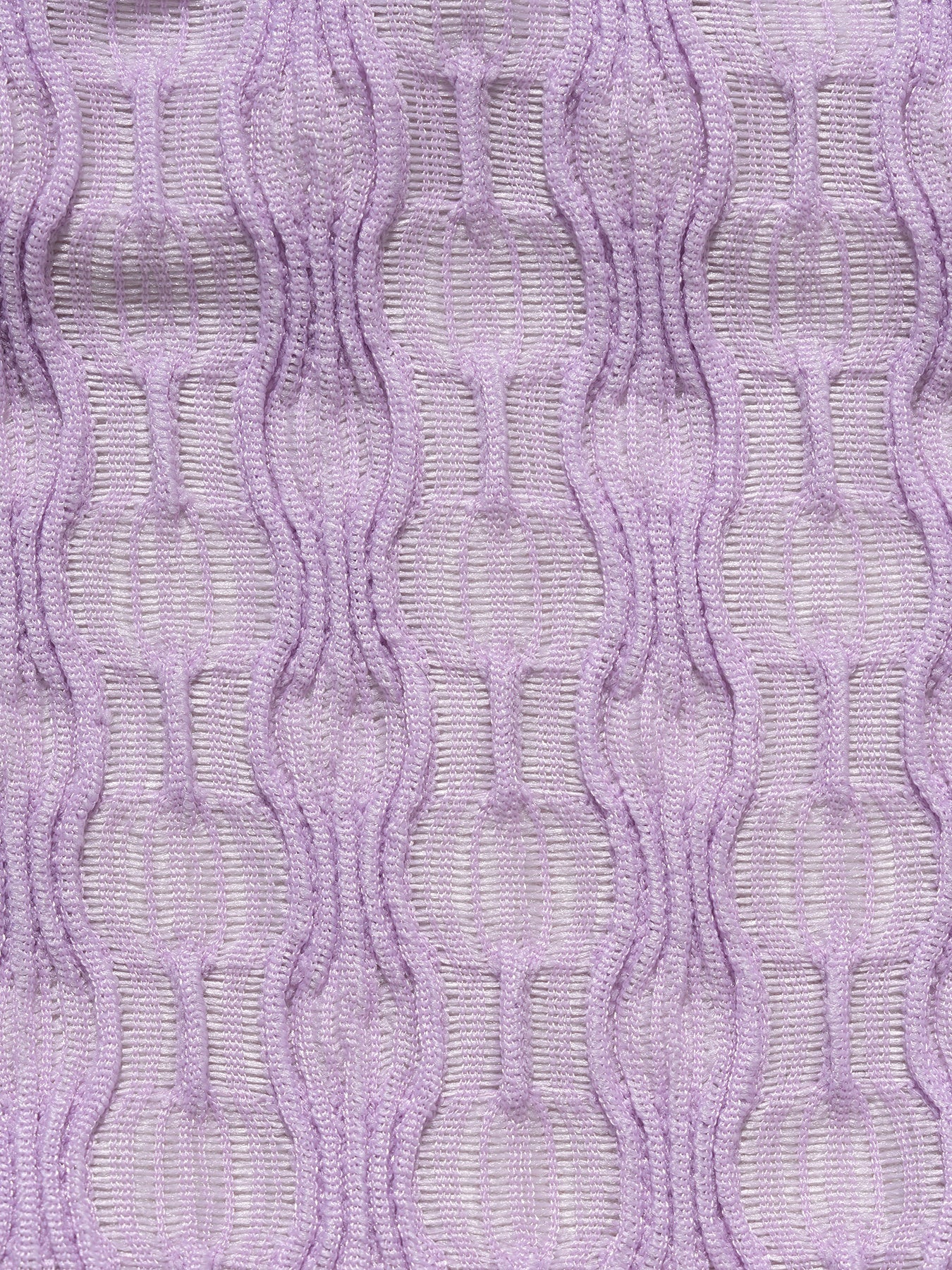 Purple Geometric Textured Bikini Set - Image 3