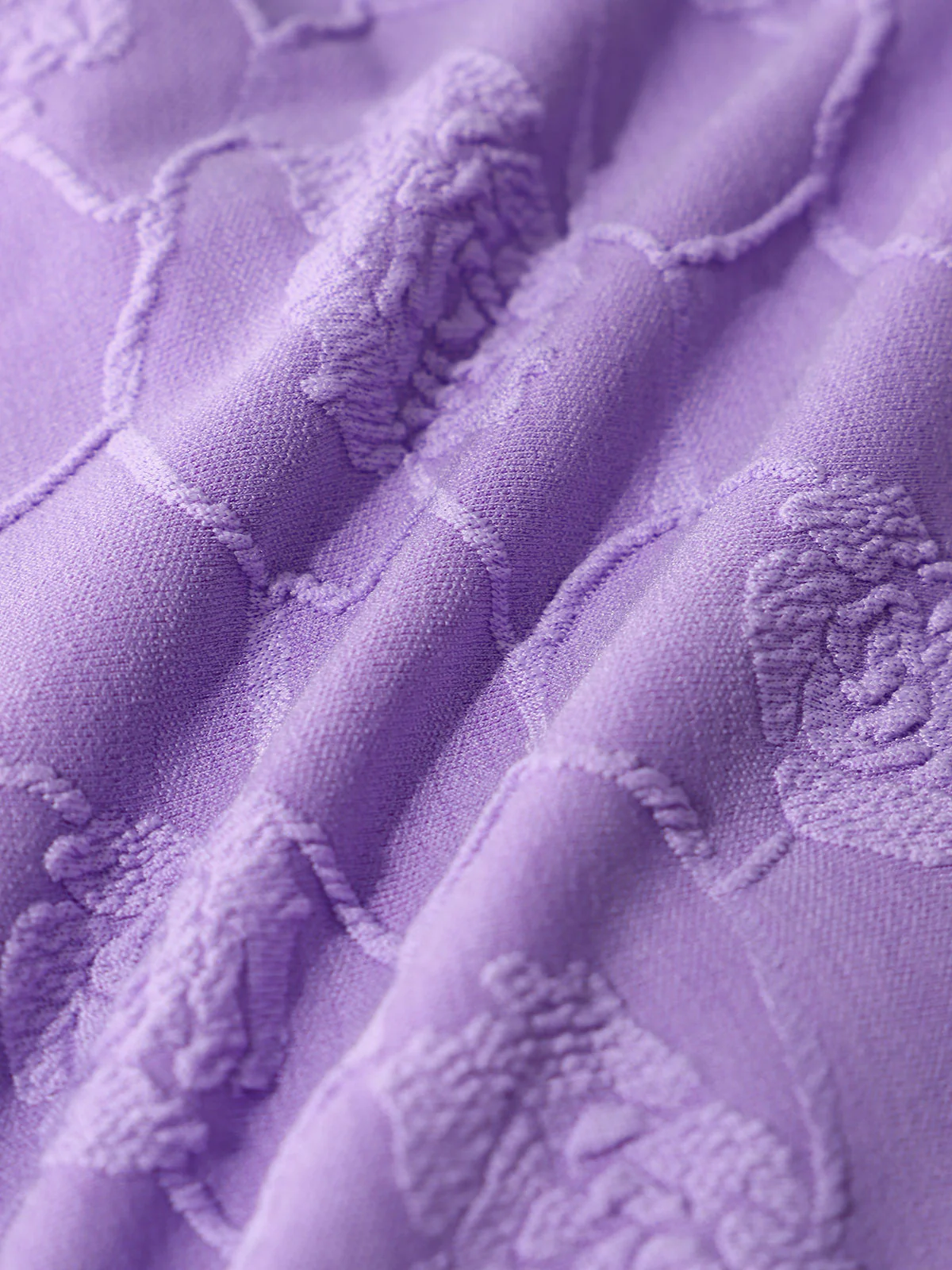 Purple Hollow Ruffle Bikini Set - Image 5