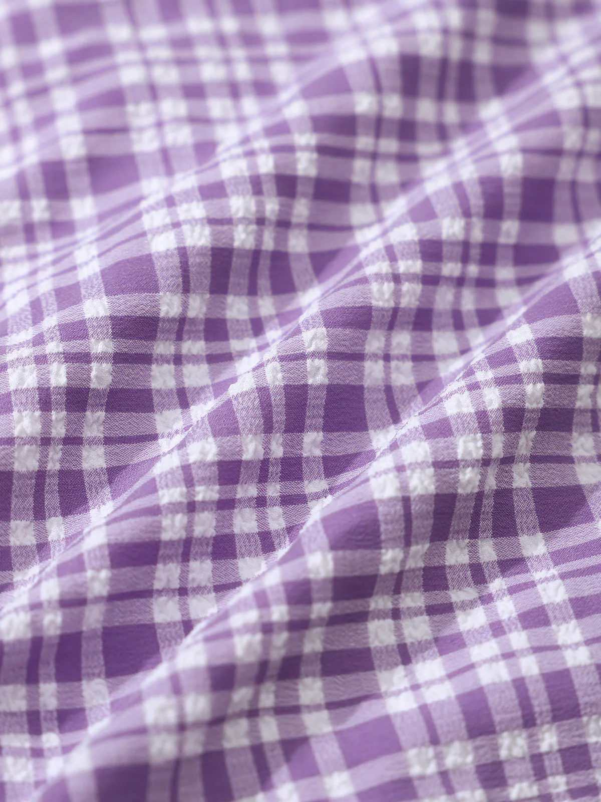Purple Plaid O-Ring Bikini Set - Image 3