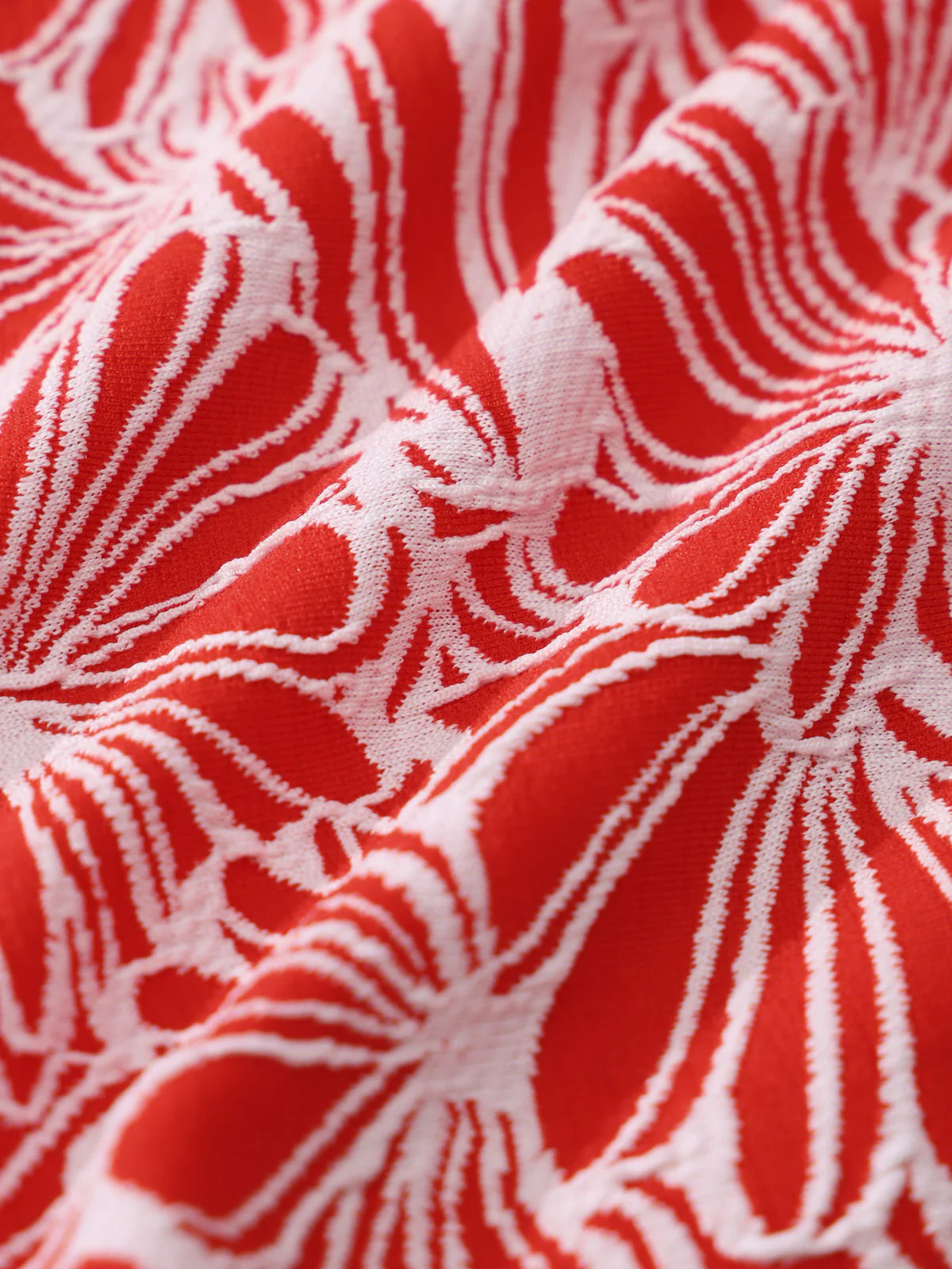 Red Jacquard Knot Bikini Set - Image 8