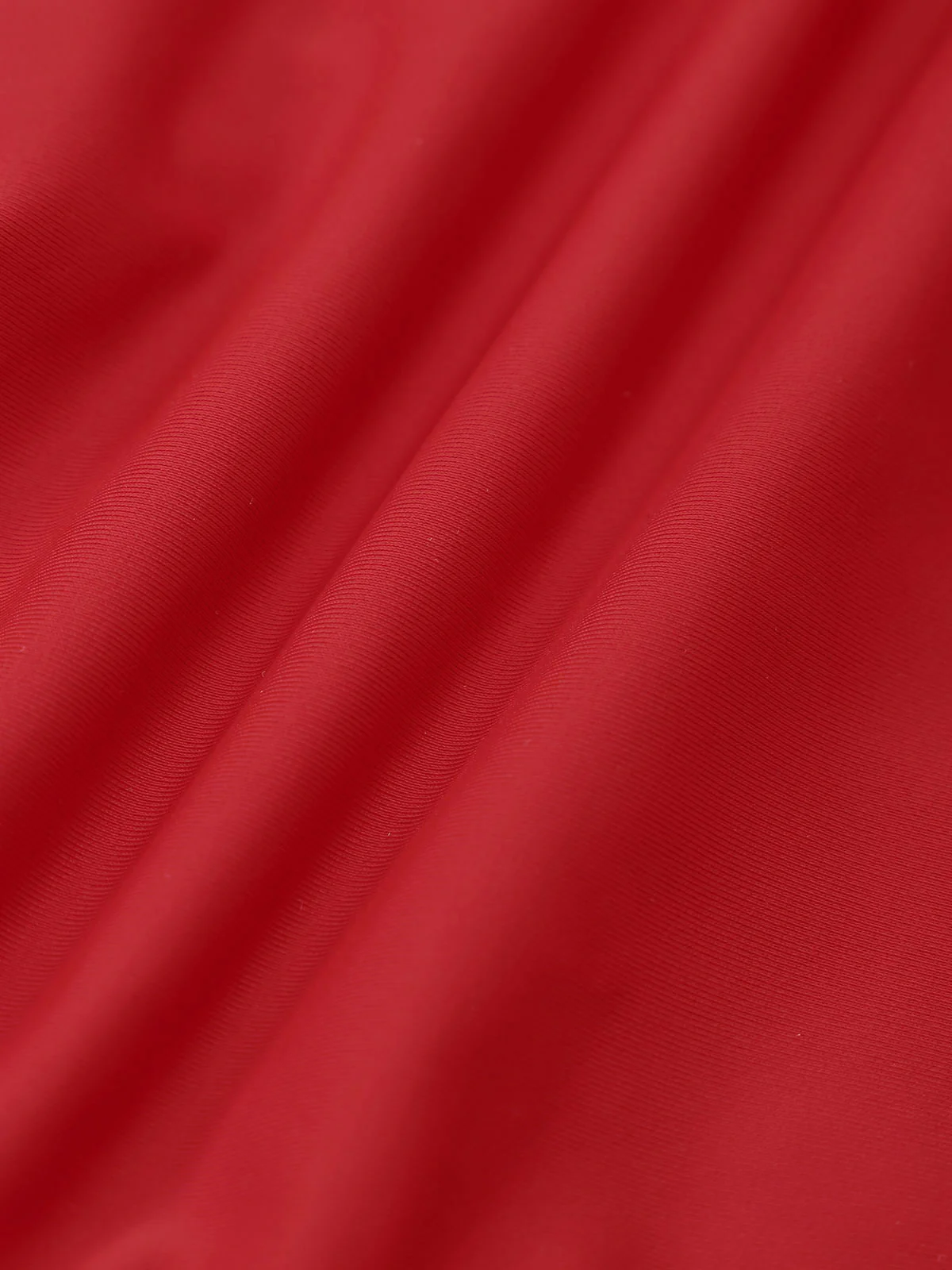 Red Ruched Knot Skirt - Image 8