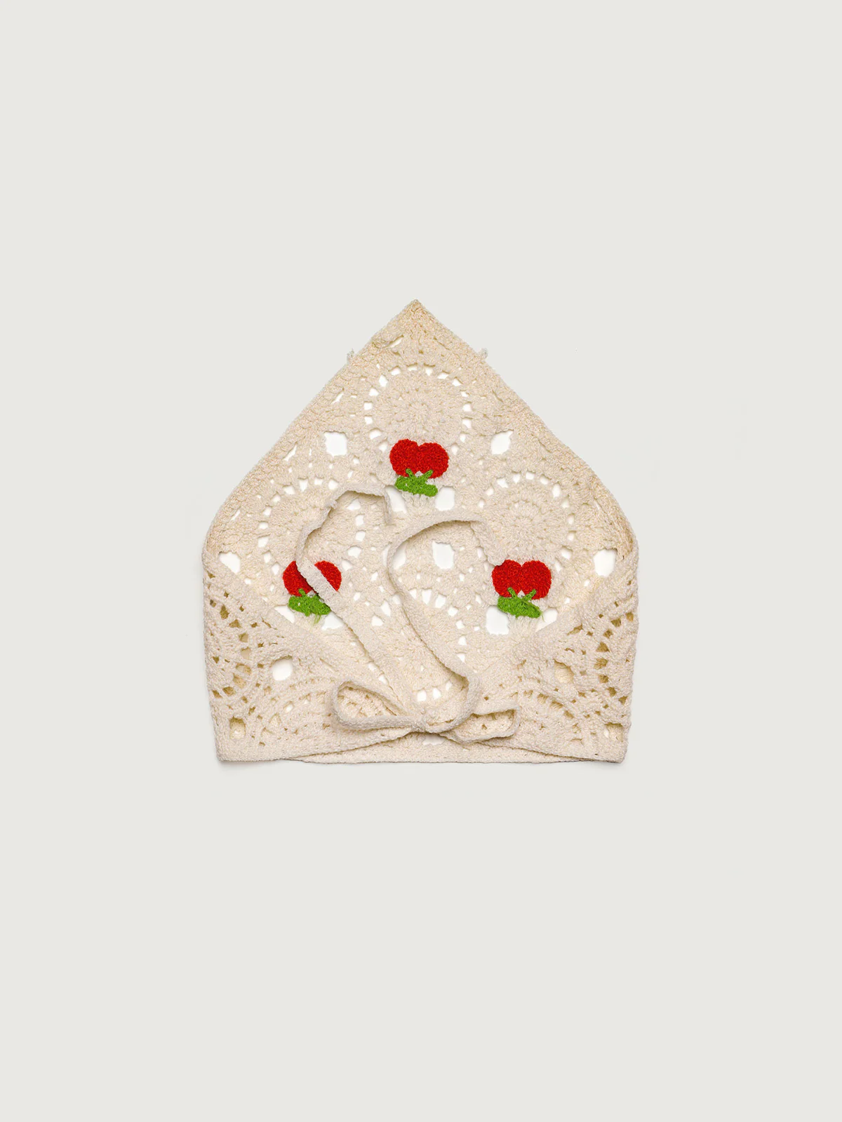 White Cherry Garden Headscarf Hair Accessories - Image 2