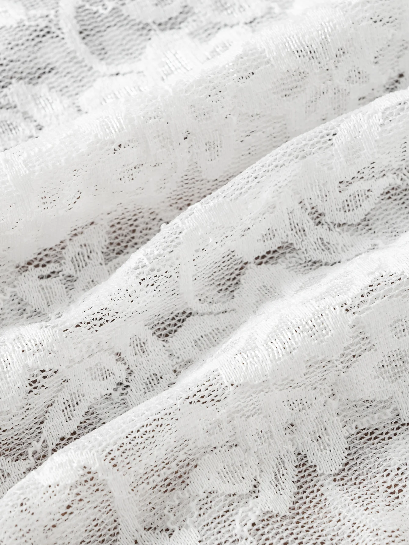 White Lace Three-Piece Tankini Set - Image 9